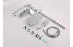 China Chrome Shower Set With Thermostatic Mixer , Thermostatic Rain Fall Shower System supplier