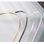 Simplified style matte paper border with high-end floral packaging paper for sale