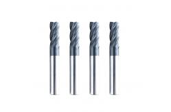 China 4F Flute Tungsten Carbide Milling Cutter with High Hardness supplier