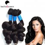 Natural Black Brazilian Virgin Remy Human Hair 10 inch - 30 Inch Of 6A Loose Wave for sale
