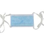 Hypoallergenic Skin Friendly Sterile Disposable Tie On Surgical Masks for sale
