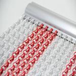 Aluminum 1.5mm Chain Link Fly Screen Curtains Standard Door 900 X 2100mm for sale