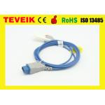 Factory Price of Medical Nihon Kohden JL-900P SpO2 Sensor Extension cable, 14pin to NK 9pin Spo2 adapter cable for sale