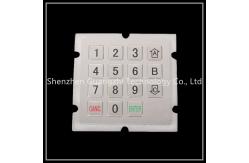 China Watertight Metal Industrial Numeric Keypad For Train Ticket Terminal supplier
