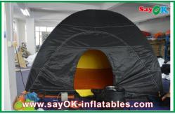 China Outwell Air Tent Durable Inflatable Camping Tent Black Outside Yellow Inside Customized supplier