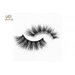 Fan Shaped Handcrafted 19MM Natural False Eyelashes for sale