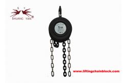 China Q235 Round Manual Chain Block Portable Hand Lifting Device 1 Ton supplier