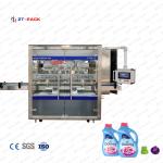 Laundry Liquid Insert Plug Outside Screw Track Type 2 Heads Capping Machine 4000BPH for sale