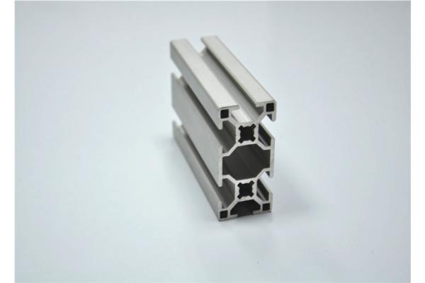 Silver Building Industrial Aluminum Profile , Extruded Metal Shapes 6063-T5