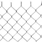 Zinc Coated 10 Gauge Chain Link Fencing 6ft 8ft 15m Roll