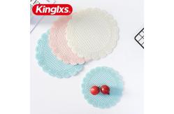 China Lower Shape Large Heat Resistant Silicone Mat Drink Cup Coasters supplier