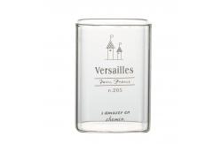 China Handmade Square Glass Cup , Thin Wall Borosilicate Glass Mugs For Drinking supplier