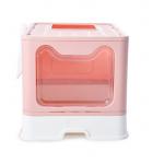 Semi Enclosed Automatic Cat Litter Anti Splash Cat Extra Large Litter Box for sale