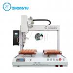 Boost Productivity with White Automatic Soldering Machine and Solder Addition for sale