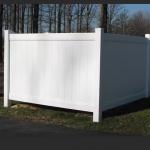 Fireproof Outdoor White Plastic Vinyl Pvc Privacy Fence For Decorative Backyard for sale