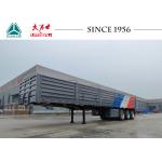 China 40FT Dropside Semi Trailer Heavy Duty Side Wall Trailer With 1200mm Height wall for sale