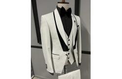 China Slim Fit Mens Tuxedo Suit Special Style Grey Tuxedo Suit supplier