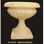 Natural Lightweight Sandstone Flower Pots With Unique Hand Carved Finish
