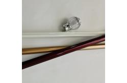 China 22 Inch Single Track Ceiling Mount Galvanized Pipe Curtain Rod supplier