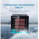RS485 Multifunction Power Meter 2 Loop Programmable Alarm LED Display