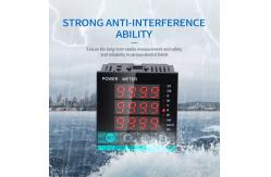 China RS485 Multifunction Power Meter 2 Loop Programmable Alarm LED Display supplier