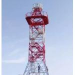 Hot Dip Galvanized 4 Leg Steel Lattice Tower For Telecom Base Station And Microwave Antenna Mounting for sale
