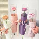Goddess single small bouquet packaging transparent opp waterproof film wrapped flower paper diy material flower shop for sale