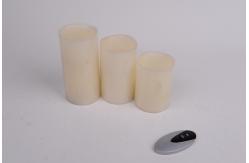 China 2 / 18 Key Flickering Flameless Led Candles With Remote Controller 3-5 Meters supplier