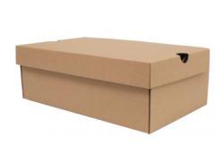 China Matt Lamination Shoe Packaging Box Folding Recycled Materials supplier
