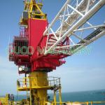 Steel 80t Lattice Boom Offshore Pedestal Crane for sale