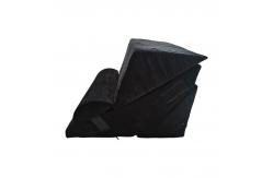 China Velvet Fabric High Density Foam Reading Wedge Foam Pillow Multi Shapes supplier