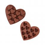 OEM Love Shape Food Grade Silicone Biscuit Mold for sale