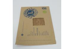 China Custom Color Honeycomb Paper Mailing Bags 20x25cm Blue / Green / White Color supplier