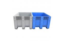 China PP Transportation Euro Stacking Containers Large Fruit HDPE Plastic Pallet Box supplier