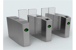 China Automatic Elliptical Synchronization Full Height Turnstile For IC / ID Card Readers supplier