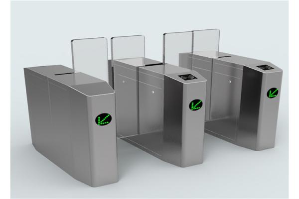 Automatic Elliptical Synchronization Full Height Turnstile For IC / ID Card Readers