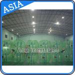 Beautiful 1.0mm PVC Green Inflatable Bubble Football For Soocer Games for sale