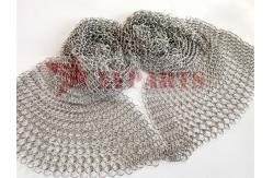 China Space Partition Stainless Steel Metal Ring Mesh 1.2mmx10mm supplier