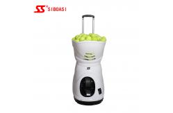 China LCD Remote Control Tennis Machine Ball Thrower For All Level Players 150W supplier