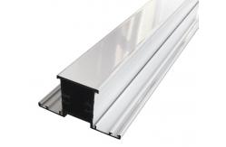 China White Electrophoresis Aluminium Alloy Extrusion Silver Window Profiles Smooth Surface supplier