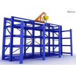 Die Steel Roll Out Injection Mold Racks Powder Coated / Galvanized Finish Surface