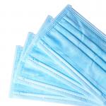 Disposable Blue Earloop Face Mask Hospital Respirator Mask Antibacterial Dustproof for sale