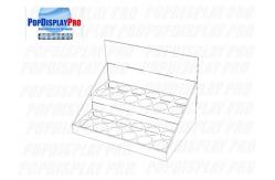 China 2 Tiers Kids Socks Retail Cardboard Counter Display Tabletop Lightweight Paper Material supplier