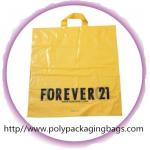 CPE / LDPE / HDPE Soft Loop Handle Bag , Custom Plastic Shopping Bags for sale