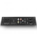 USB Charging Office Station Screen Socket / Aluminum Power Panel Socket for sale