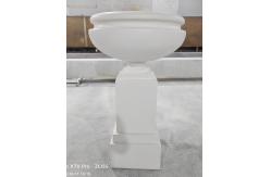 China Hand Carved Fiberglass Customized Flower Pots with Drainage Hole supplier