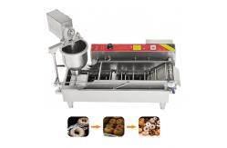 China commercial auto mini mochi maker frying vending filling glazing donut making machine supplier