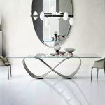Luxury Italian Dining Room Furniture Rectangular Counter Height Dining Table for sale