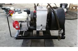 China Fast Speed Gas Engine Cable Winch Puller Hoisting Winch In Line Site supplier