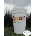 giant inflatable coffee cup model show outdoor for sale